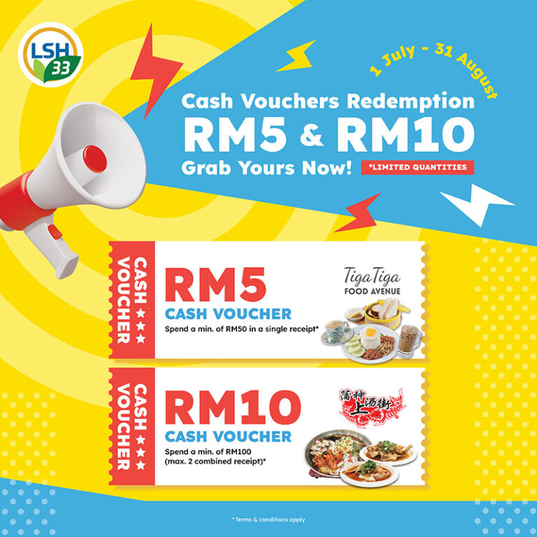 Cash Voucher Redemption RM5 & RM10 (Sequence?)